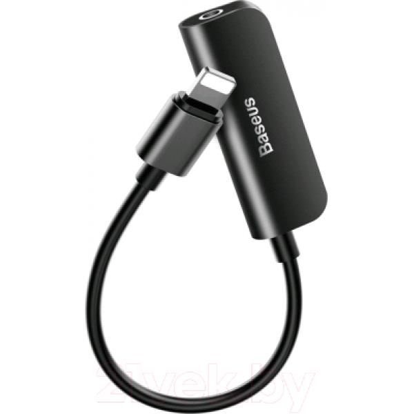 Адаптер Baseus Lightning - Lightning + AUX 3.5мм / CALL50-01