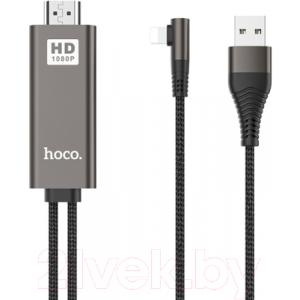 Адаптер Hoco USB UA14 Lightning