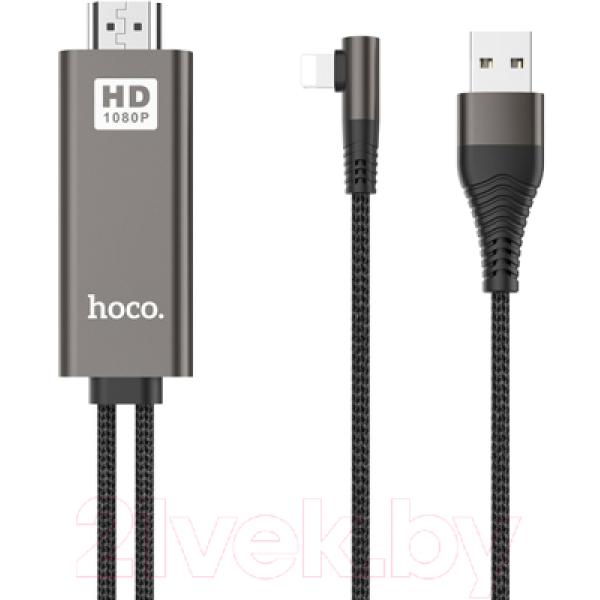 Адаптер Hoco USB UA14 Lightning