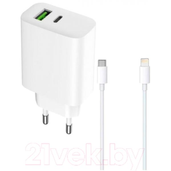 Адаптер питания сетевой Digitalpart WC-2201 USB с кабелем Lightning