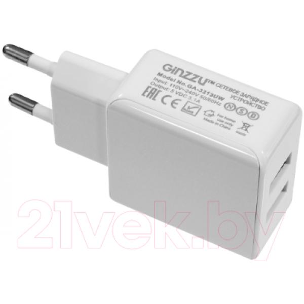 Адаптер питания сетевой Ginzzu GA-3311UW