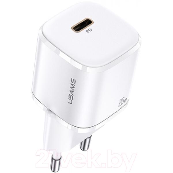 Адаптер питания сетевой Usams T36 USB Type-C 20W / CC124TC02
