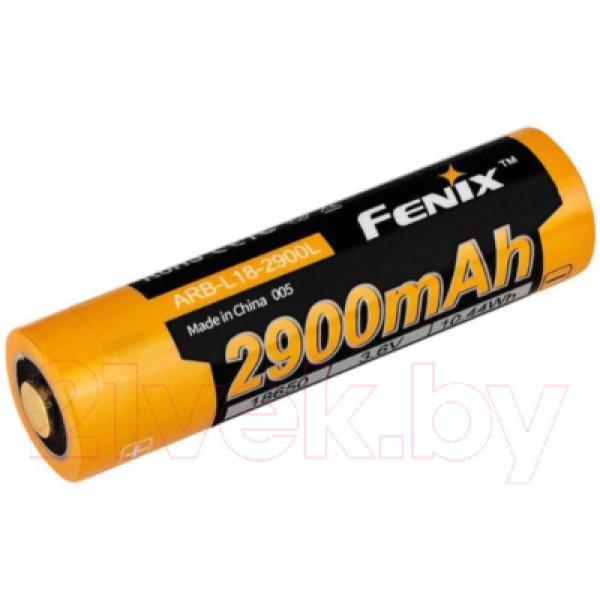 Аккумулятор Fenix Light 2900 mAh Li-ion 8650/ARB-L18-2900L