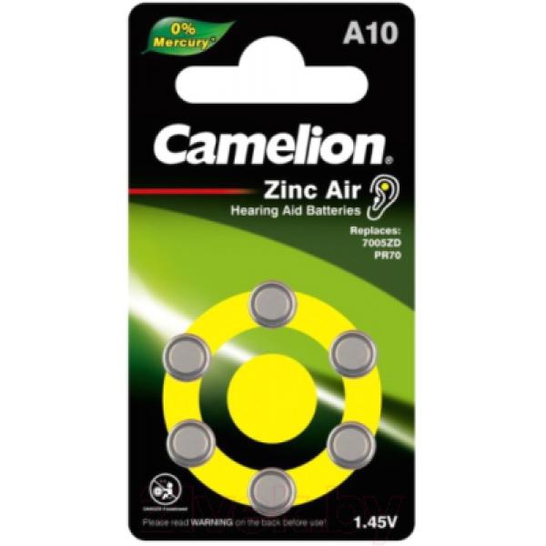 Батарейка Camelion ZA10 BL6