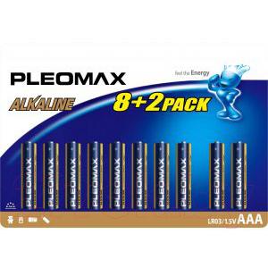 Батарейка Pleomax LR03 BL-8+2