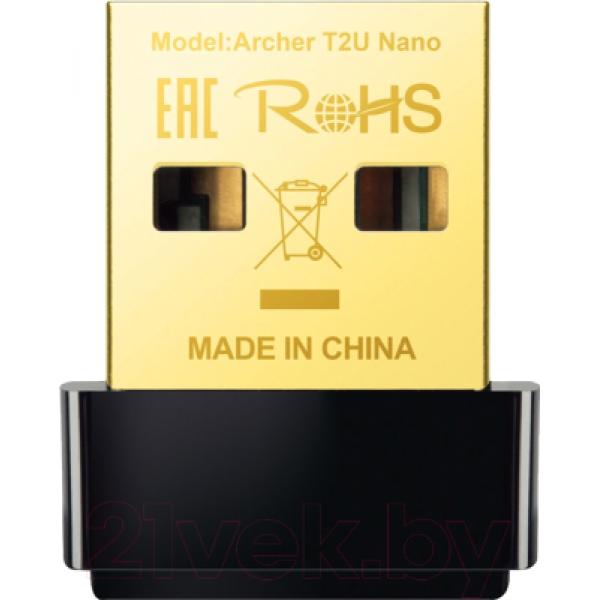 Беспроводной адаптер TP-Link Archer T2U Nano