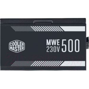 Блок питания для компьютера Cooler Master MWE 500 White (MPE-5001-ACABW-EU)