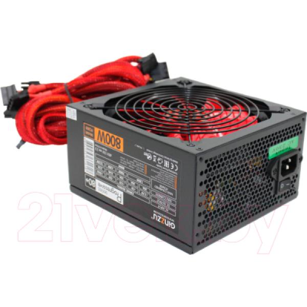 Блок питания для компьютера Ginzzu PC800 800W