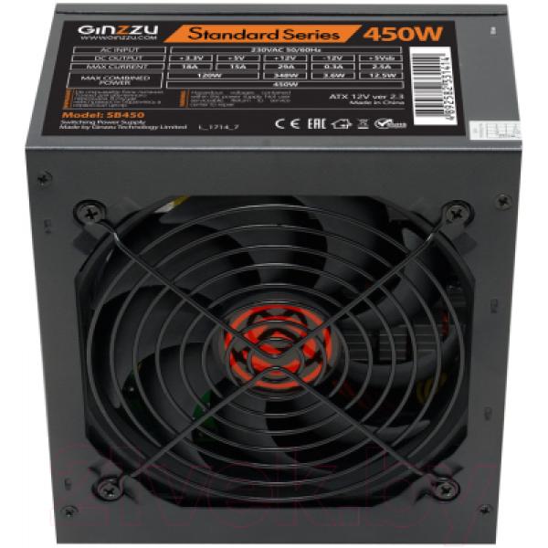 Блок питания для компьютера Ginzzu SB450 450W