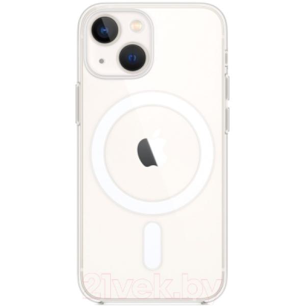 Чехол-накладка Apple Clear Case with MagSafe для iPhone 13 Mini / MM2W3