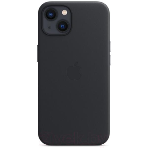 Чехол-накладка Apple Leather Case With MagSafe для iPhone 13 / MM183