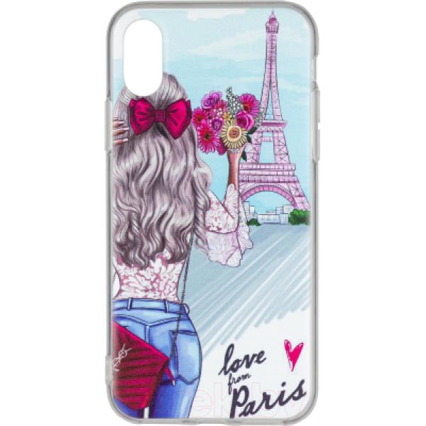 Чехол-накладка Case Print для iPhone X / XS
