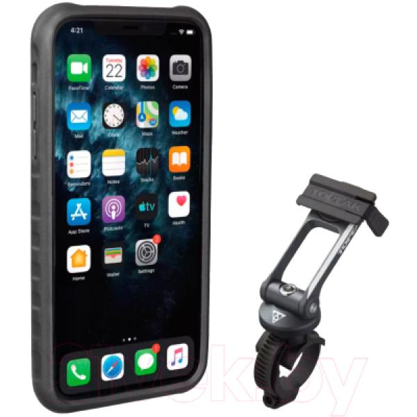 Чехол с креплением на велосипед Topeak Ridecase W/Ridecase Mount Works W/Iphone 11 Pro Max / TT9865BG