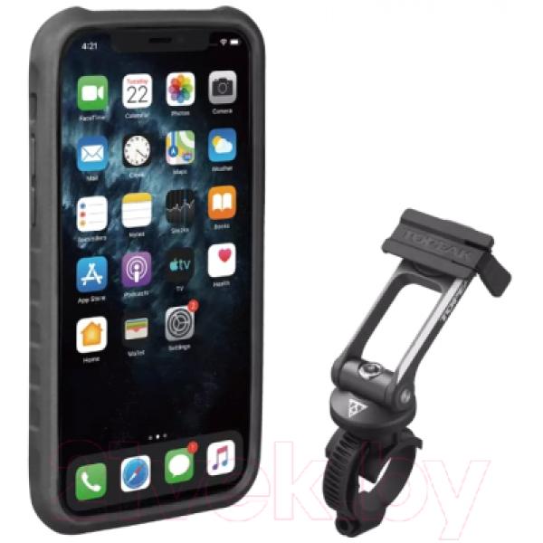 Чехол с креплением на велосипед Topeak Ridecase W/Ridecase Mount Works W/Iphone 11 Pro / TT9863BG