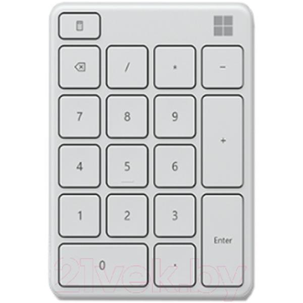 Цифровая клавиатура Microsoft Bluetooth Number Pad Monza Grey (23O-00022)