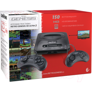 Игровая приставка Retro Genesis HD Ultra 2 + 150 игр / ConSkDn114