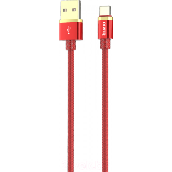 Кабель Olmio Deluxe USB 2.0 - Type-C 2.1A / 038856