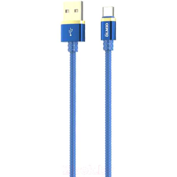 Кабель Olmio Deluxe USB 2.0 - Type-C 2.1A / 038857