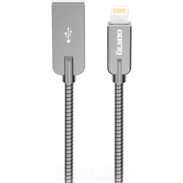 Кабель Olmio Steely USB 2.0 - Lightning 2.1A / 038649