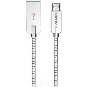 Кабель Olmio Steely USB 2.0 - microUSB 2.1A / 038650