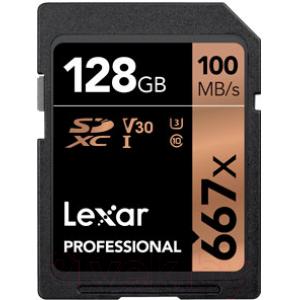 Карта памяти Lexar SDXC UHS-I 128GB (LSD128B667)