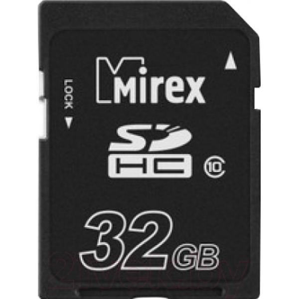 Карта памяти Mirex SDHC 32GB class 10 (13611-SD10CD32)