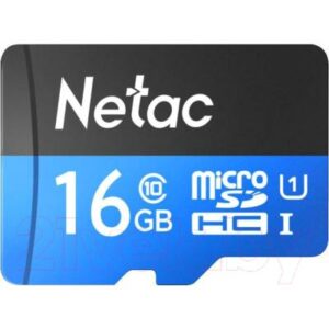 Карта памяти Netac MicroSD P500 Standard 16GB (NT02P500STN-016G-R)