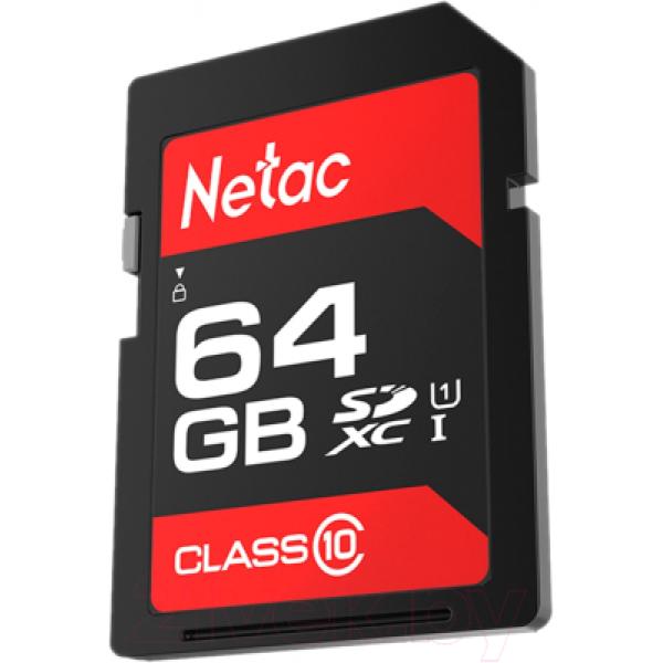 Карта памяти Netac P600 Standard SD 64GB (NT02P600STN-064G-R)