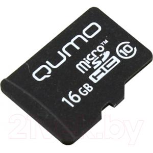 Карта памяти Qumo microSDHC (Class 10) 16GB (QM16GMICSDHC10NA)