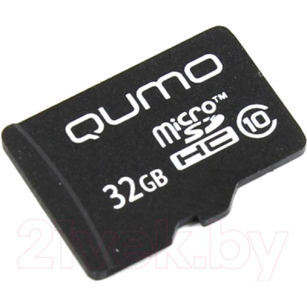 Карта памяти Qumo microSDHC (Class 10) 32GB (QM32GMICSDHC10NA)