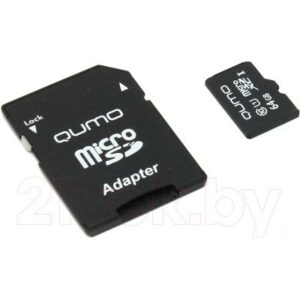 Карта памяти Qumo microSDXC (Сlass 10) 64GB (QM64GMICSDXC10U1)