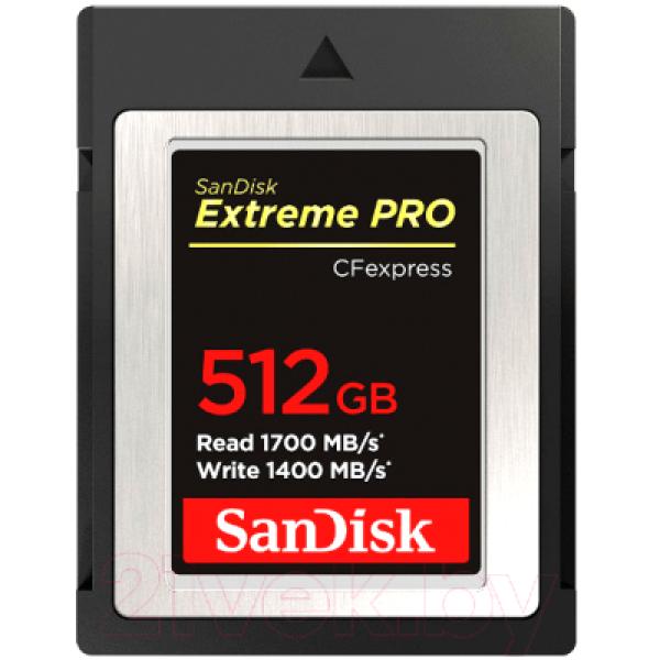 Карта памяти SanDisk Extreme Pro CF Express Card Type B 512GB (SDCFE-512G-GN4NN)