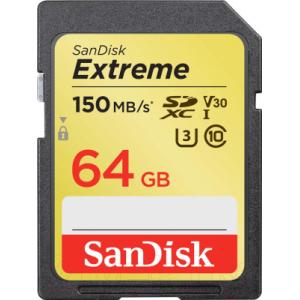 Карта памяти SanDisk Extreme SDXC 64GB (SDSDXV6-064G-GNCIN)