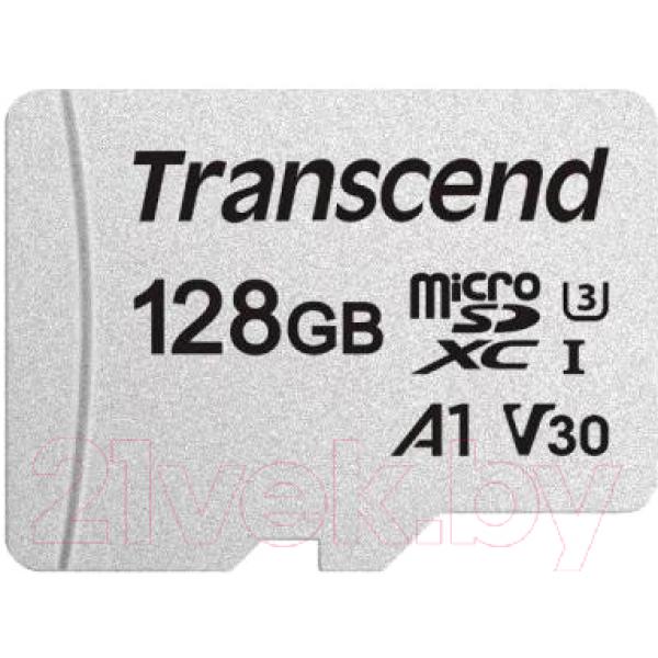 Карта памяти Transcend microSDXC 128GB UHS-I V30 (TS128GUSD300S)