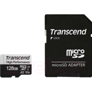 Карта памяти Transcend microSDXC 330S Class 10 128GB + адаптер (TS128GUSD330S)