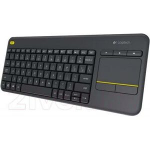 Клавиатура Logitech Wireless Touch Keyboard K400 Plus Black / 920-007147