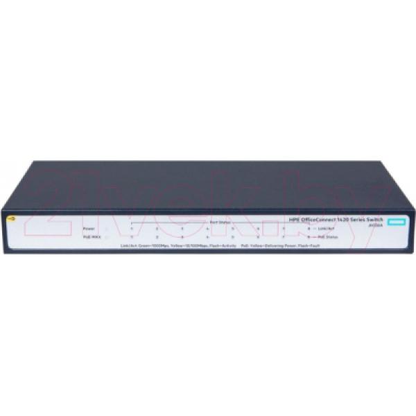 Коммутатор HP OfficeConnect 1420 PoE+ 8G Switch (JH330A)