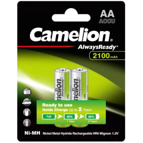 Комплект аккумуляторов Camelion AA-2100-BP2 NH Always Ready