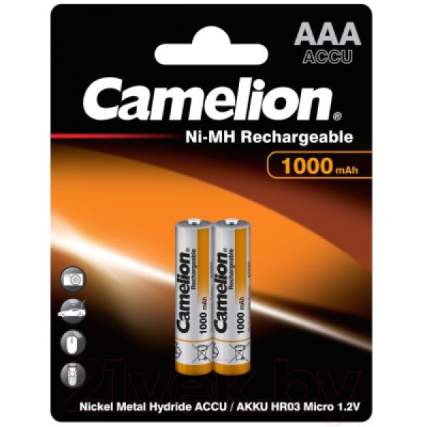 Комплект аккумуляторов Camelion NH-AAA1000BP2
