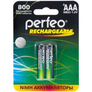 Комплект аккумуляторов Perfeo АAA800mAh/2BL