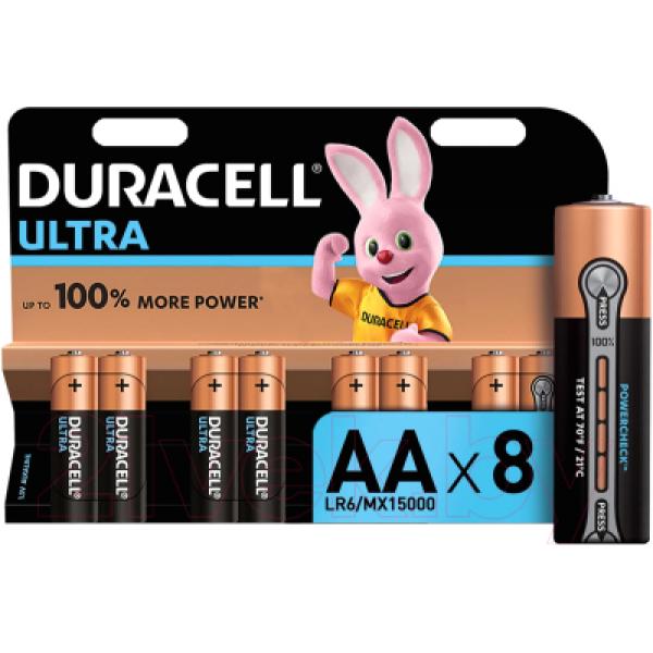 Комплект батареек Duracell UltraPower AA