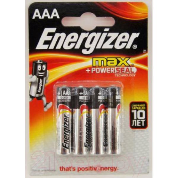 Комплект батареек Energizer Alkaline Power LR03 4BL