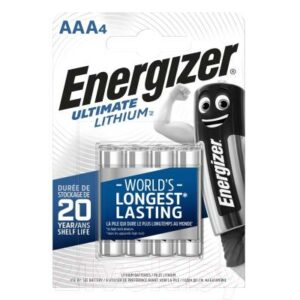 Комплект батареек Energizer Ultim Lith FR03 AAA FSB4 / E301535700