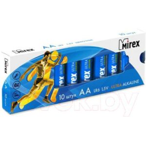 Комплект батареек Mirex R6 AA / LR6-M10