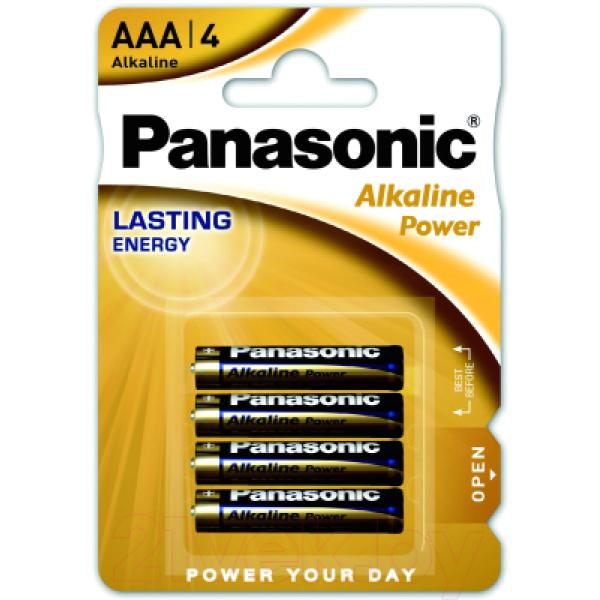 Комплект батареек Panasonic Alkaline Power LR03/4BL