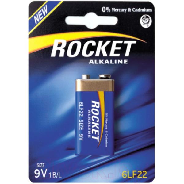 Комплект батареек Rocket 6LF22 1BL