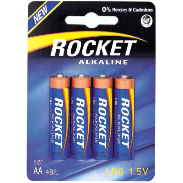 Комплект батареек Rocket LR6 4BL