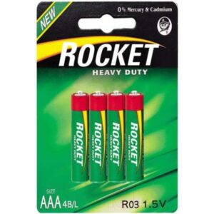 Комплект батареек Rocket R03 4BL