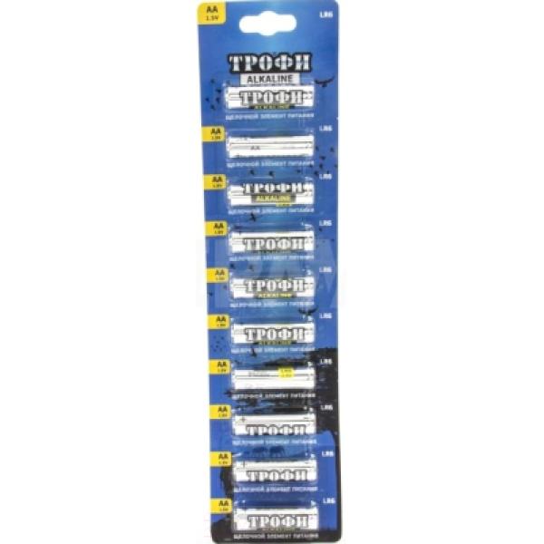 Комплект батареек Трофи LR6-10BL / C0034054