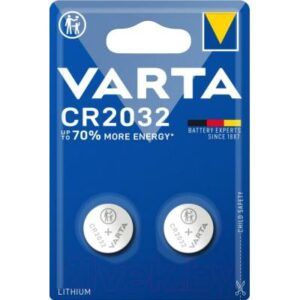 Комплект батареек Varta CR 2032 BLI 2